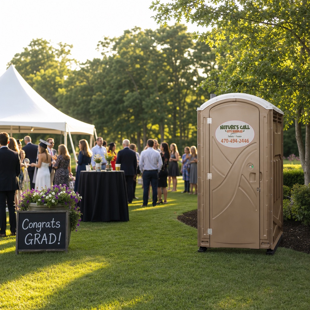 Porta potty at private party